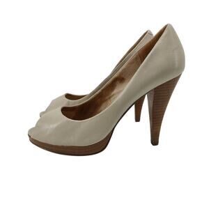 Franco Fortini Kassidy Heels Pumps Platform Size 8 Peep Toe